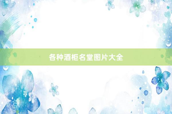 各种酒柜名堂图片大全